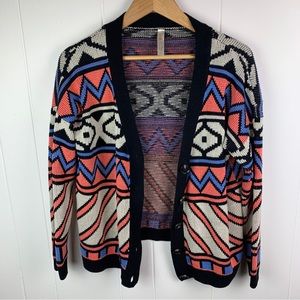 Alice Moon Cardigan Sweater Colorful Women’s Small